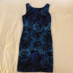 Talbots Blue Floral Dress